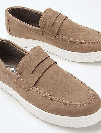Mocassins en suédine