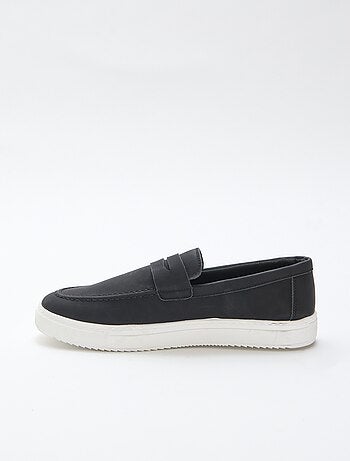 Mocassins en suédine