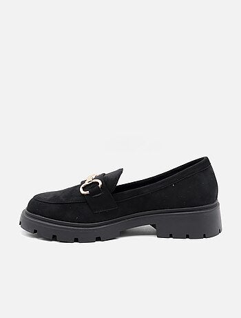 Mocassins met dikke zool