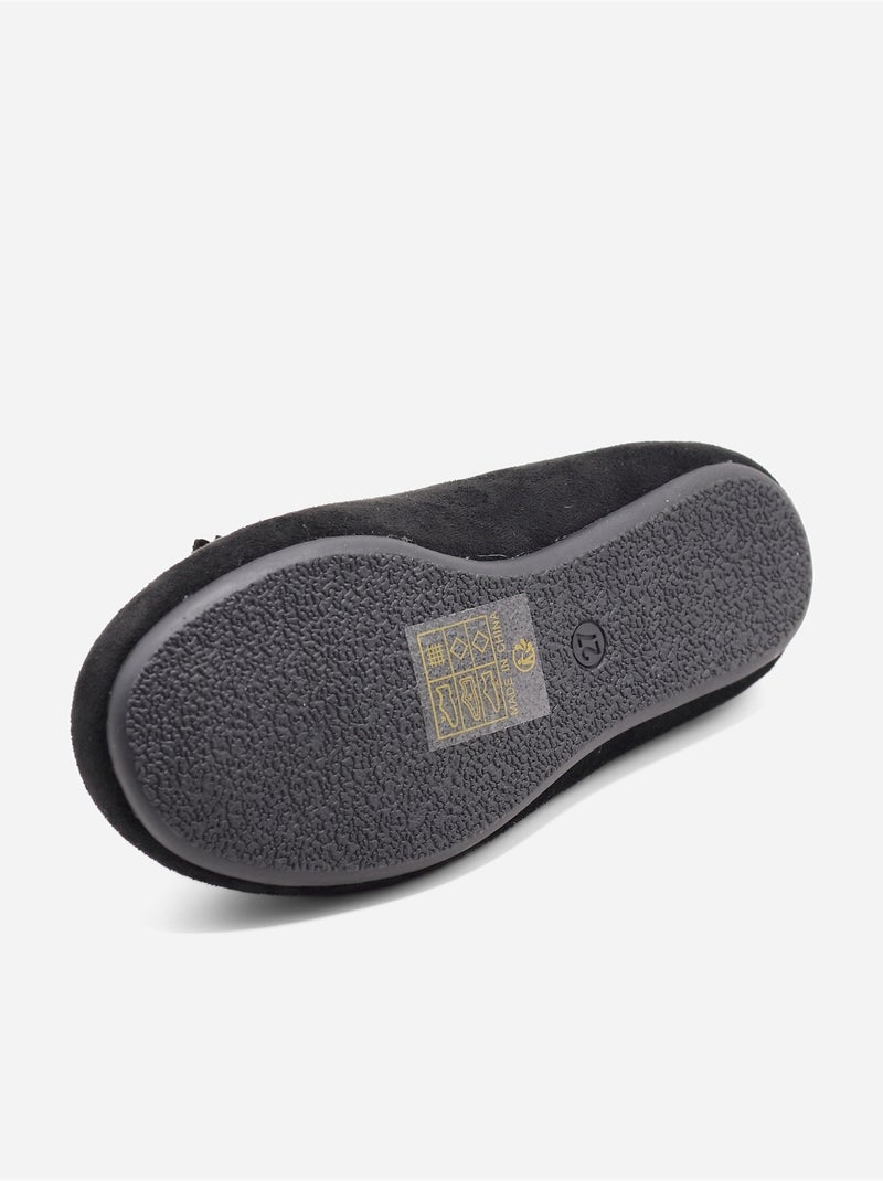 Mocassins met franjes Zwart - Kiabi
