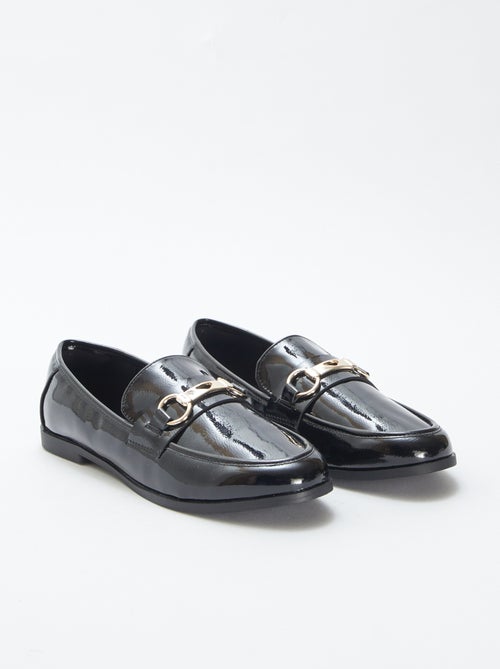 Mocassins plats vernis - Kiabi
