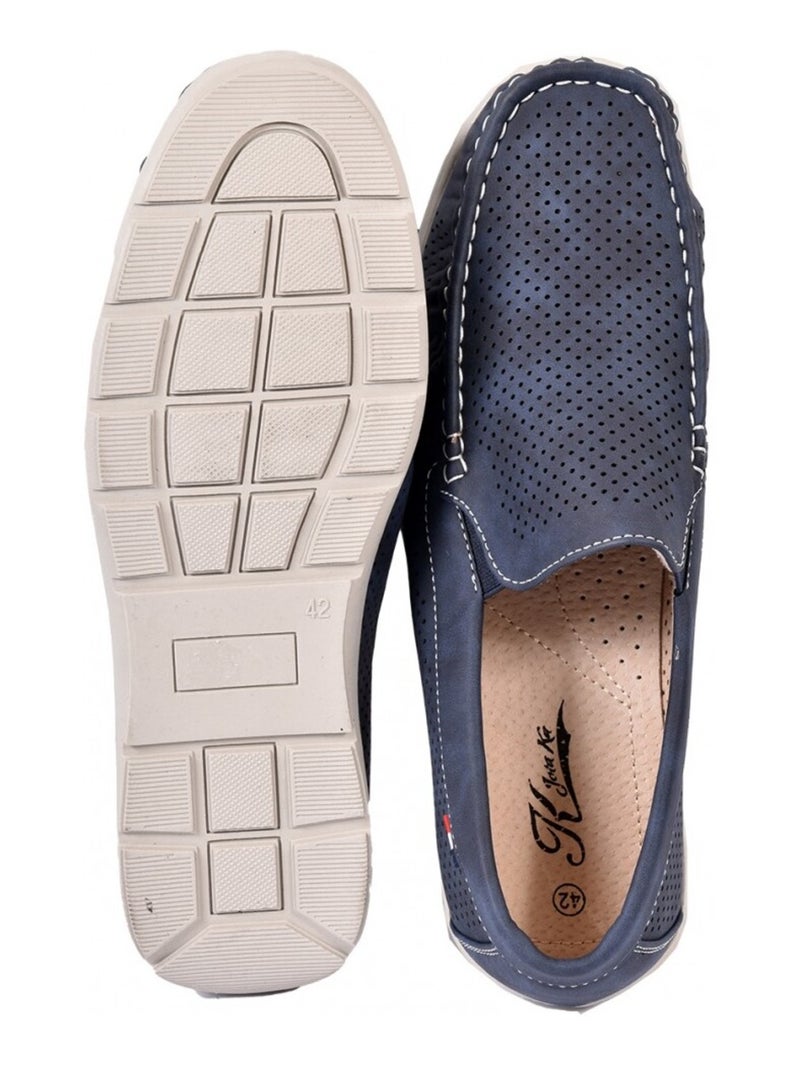 Mocassins premium Bleu marine - Kiabi