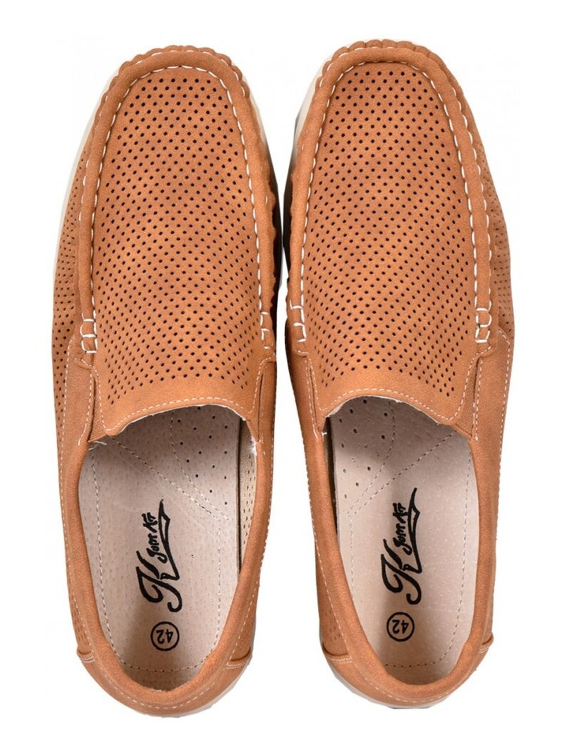 Mocassins premium Camel - Kiabi