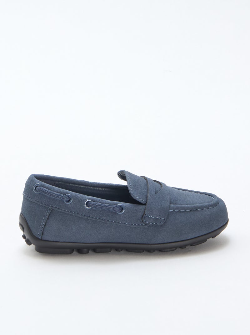 Mocassins unis Marine - Kiabi