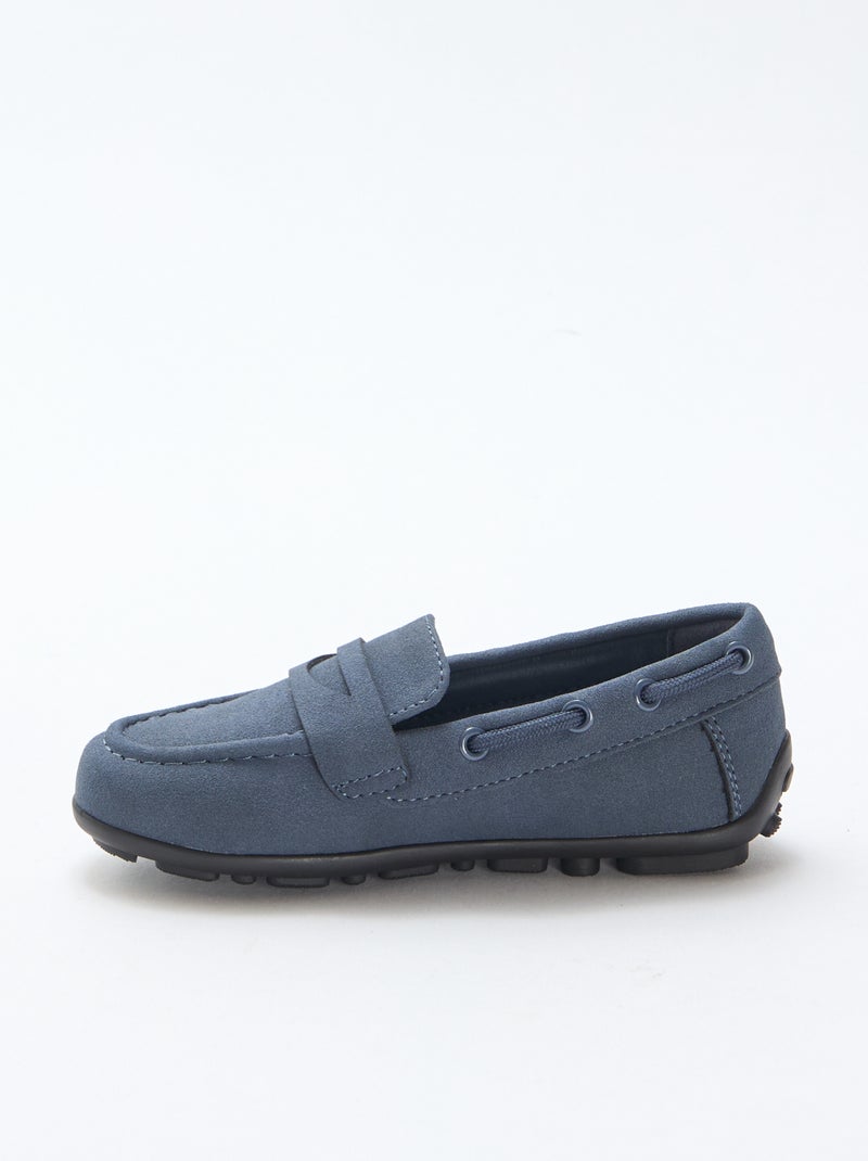 Mocassins unis Marine - Kiabi