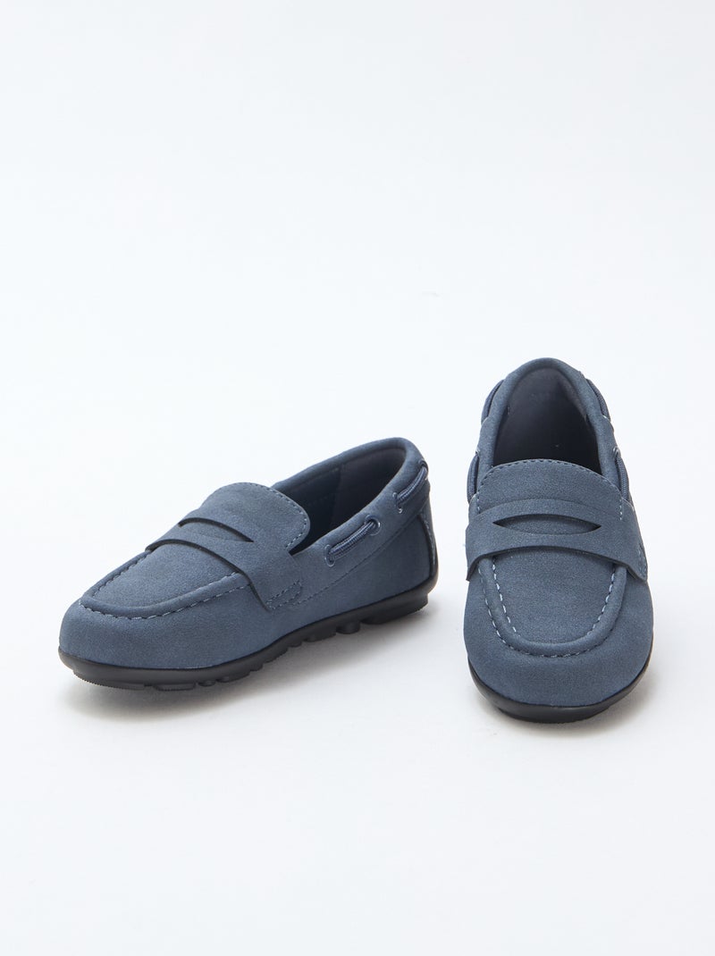 Mocassins unis Marine - Kiabi