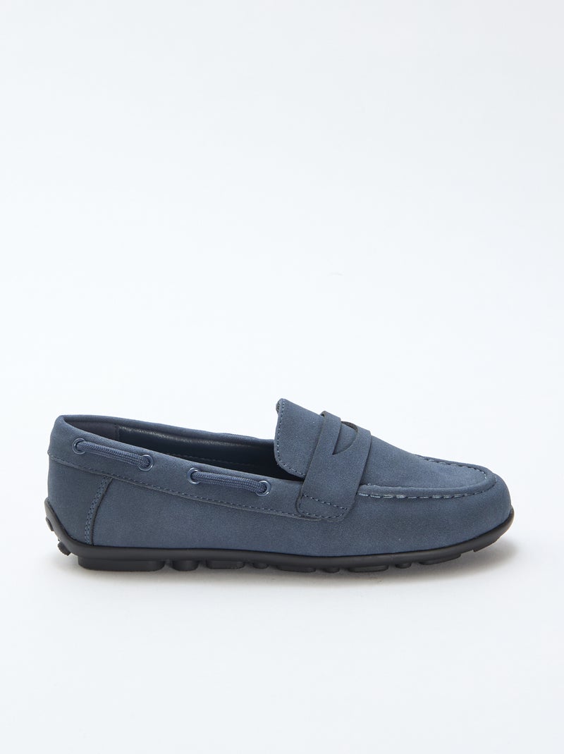 Mocassins unis Marine - Kiabi