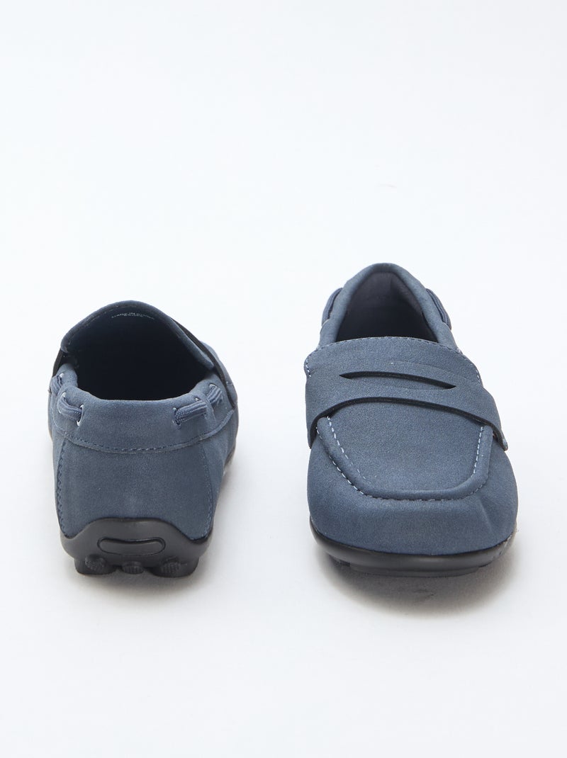 Mocassins unis Marine - Kiabi