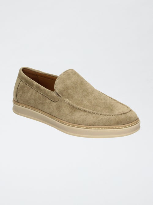 Mocassins van suède-imitatie - Kiabi