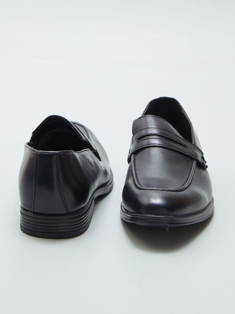 Mocassins vernis Noir - Kiabi
