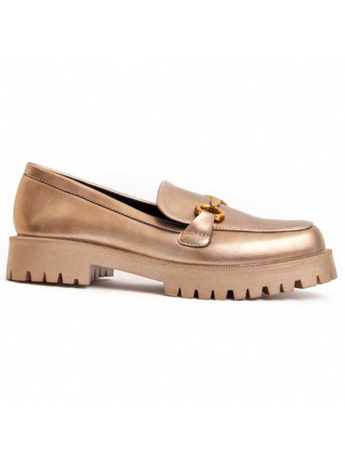 Moccassin à Plateforme Matière Synthétique Et Textile Montevita - Kiabi Moccassin à Plateforme Matière Synthétique Et Textile Montevita - Kiabi