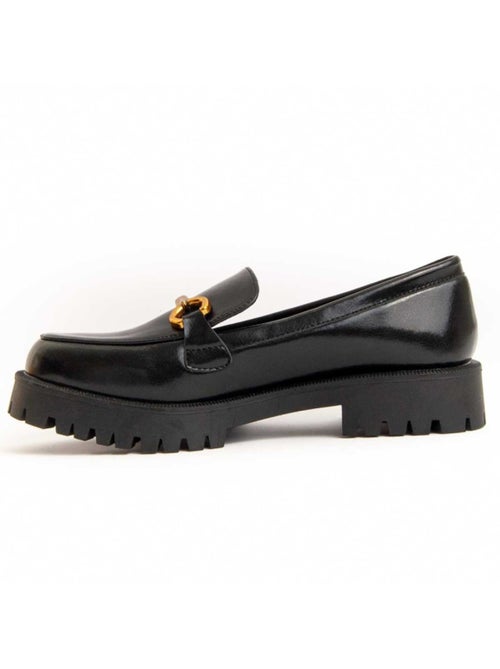 Moccassin à Plateforme Matière Synthétique Et Textile Montevita - Kiabi Moccassin à Plateforme Matière Synthétique Et Textile Montevita - Kiabi