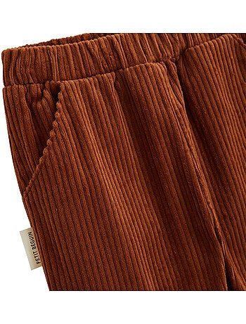 Mocha corduroy babybroekje