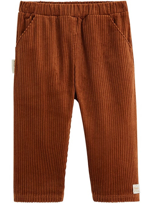 Mocha corduroy babybroekje - Kiabi