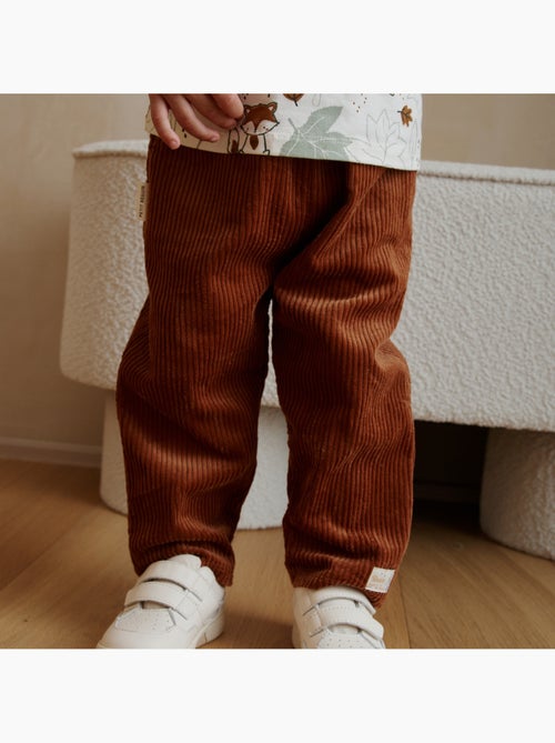 Mocha corduroy babybroekje - Kiabi