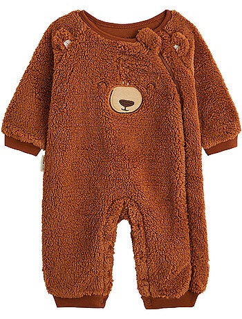 Mocha sherpa babyrompertje