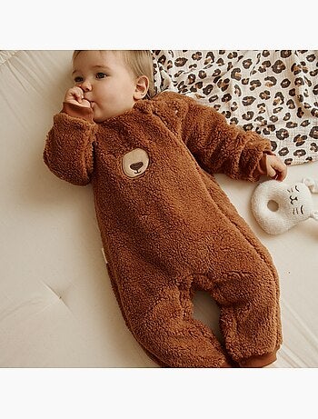 Mocha sherpa babyrompertje