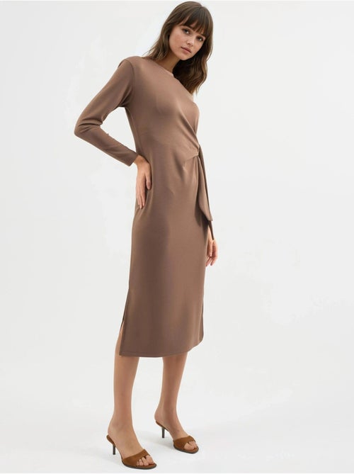Modal touch jurk met split, bersan-collectie hiccup - Kiabi Modal touch jurk met split, bersan-collectie hiccup - Kiabi
