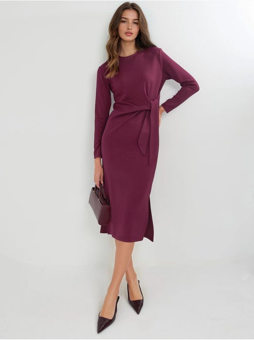 Modal touch jurk met split, bersan-collectie hiccup - Kiabi Modal touch jurk met split, bersan-collectie hiccup - Kiabi
