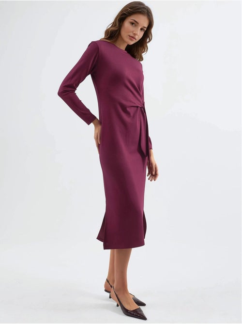 Modal touch jurk met split, bersan-collectie hiccup - Kiabi Modal touch jurk met split, bersan-collectie hiccup - Kiabi