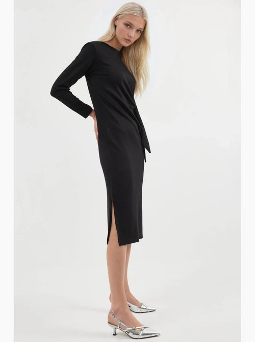 Modal touch jurk met split, bersan-collectie hiccup - Kiabi Modal touch jurk met split, bersan-collectie hiccup - Kiabi