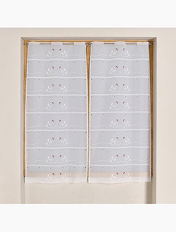 Modulable brodé à motif poules