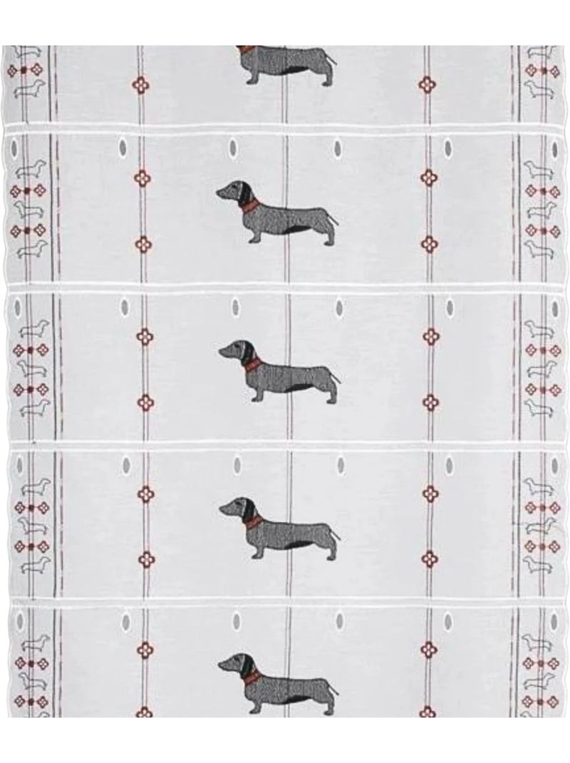 Modulable brodé à motifs de teckels Blanc - Kiabi