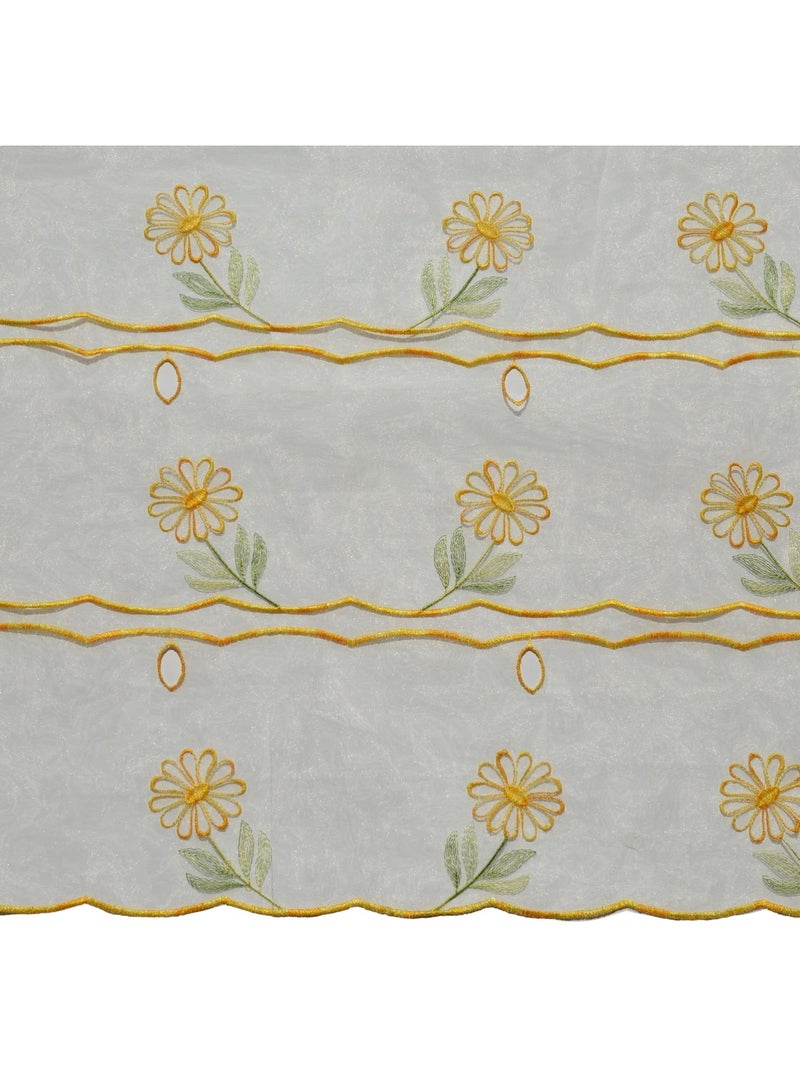 Modulable brodé à motifs fleuris Blanc - Kiabi