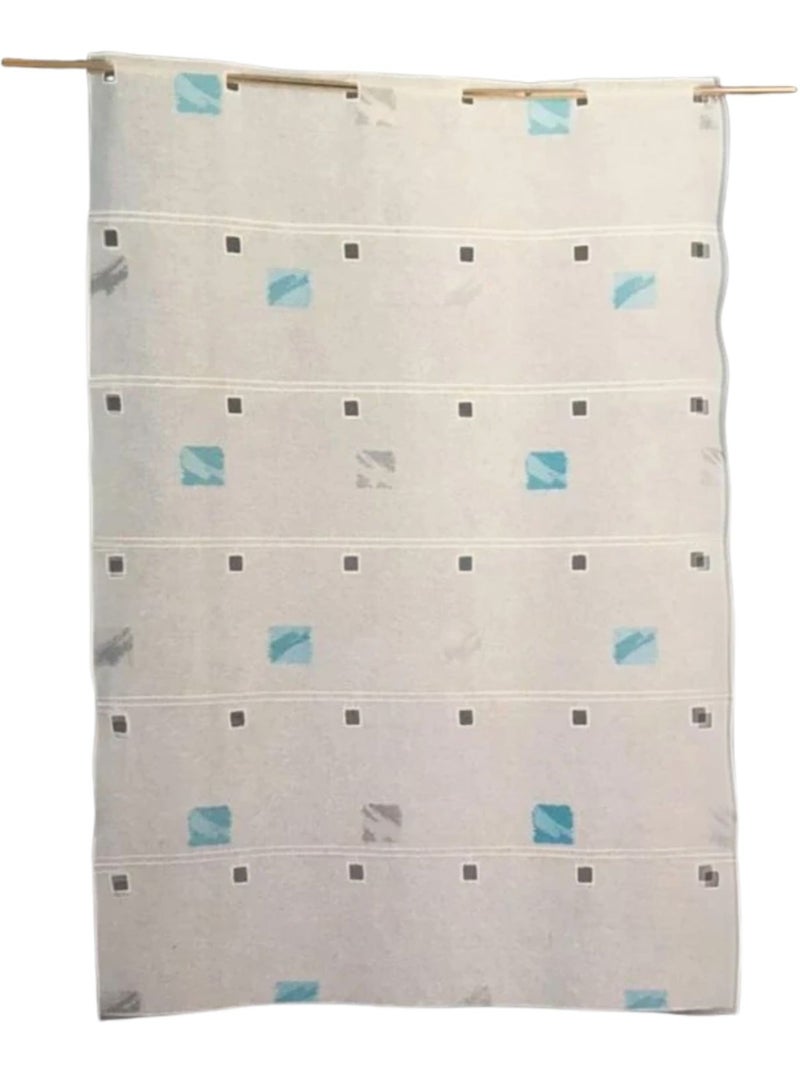 Modulable brodé motif de carrés colorés Bleu turquoise - Kiabi