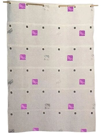 Modulable brodé motif de carrés colorés