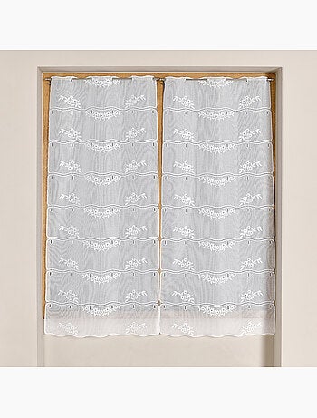 Modulable en maille à motif floral