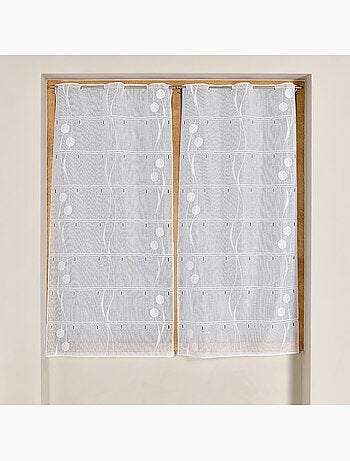 Modulable en maille à motif vagues et ronds