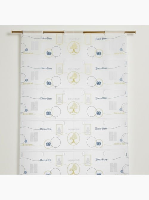 Modulable léger brodé esprit zen - Kiabi