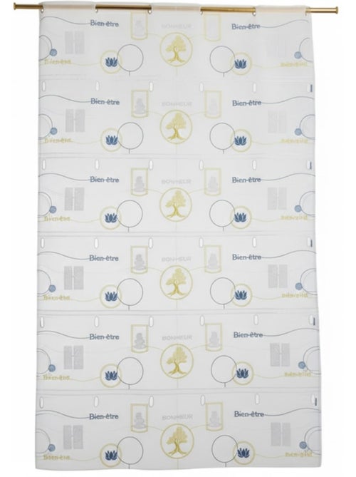 Modulable léger brodé esprit zen - Kiabi