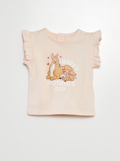 Moederdag-T-shirt met Bambi-print - Kiabi