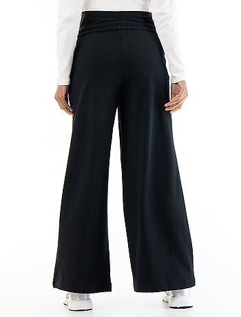 Moederschapsjoggingbroek met wijde pijpen van french terry
