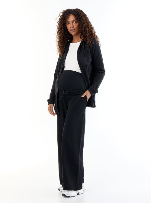 Moederschapsjoggingbroek met wijde pijpen van french terry - Kiabi Moederschapsjoggingbroek met wijde pijpen van french terry - Kiabi