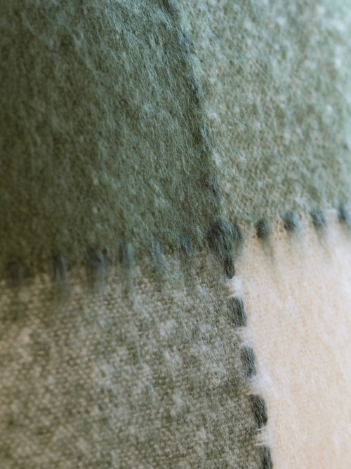 Mohair geruite kussenhoes - Kiabi Mohair geruite kussenhoes - Kiabi