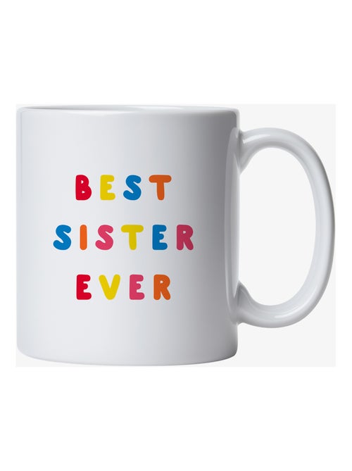Mok BEST SISTER EVER COLORÉE WAF - Kiabi Mok BEST SISTER EVER COLORÉE WAF - Kiabi