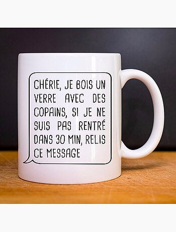 Mok CHÉRIE, JE BOIS UN VERRE AVEC DES COPAINS
