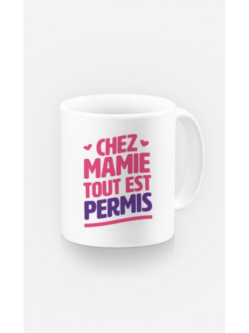 Mok CHEZ MAMIE TOUT EST PERMIS - Kiabi