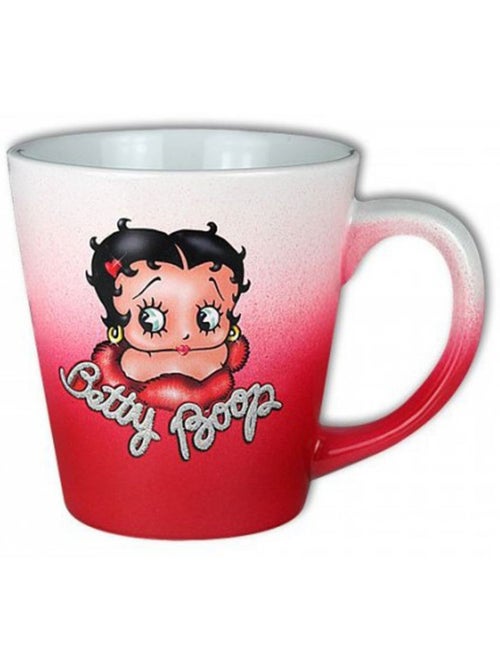 Mok decoratief met glitters 'Betty Boop' en keramiek – 10 cm – 320 ml - Kiabi Mok decoratief met glitters 'Betty Boop' en keramiek – 10 cm – 320 ml - Kiabi