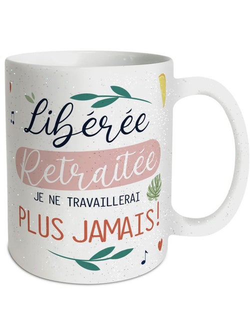 Mok en keramiek bedrukt retraitée, 320 ml – Libéré retraitée - Kiabi Mok en keramiek bedrukt retraitée, 320 ml – Libéré retraitée - Kiabi