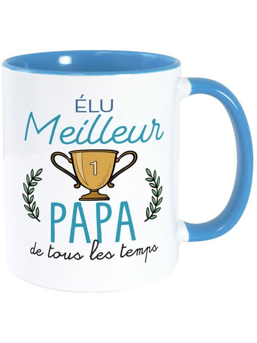 Mok en keramiek Élu Beter Papa – handvat blauw SUD Trading Company - Kiabi Mok en keramiek Élu Beter Papa – handvat blauw SUD Trading Company - Kiabi