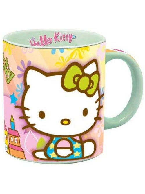 Mok en keramiek 'Hello Kitty' meerkleurig handvat menthe - Kiabi Mok en keramiek 'Hello Kitty' meerkleurig handvat menthe - Kiabi