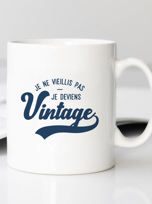 Mok JE NE VIEILLIS PAS JE DEVIENS VINTAGE - Kiabi Mok JE NE VIEILLIS PAS JE DEVIENS VINTAGE - Kiabi