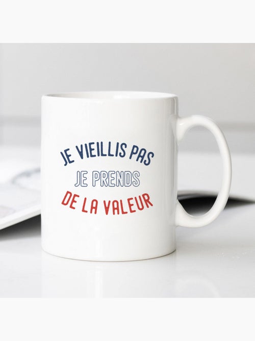 Mok JE VIEILLIS PAS JE PRENDS DE LA VALEUR ENKR - Kiabi Mok JE VIEILLIS PAS JE PRENDS DE LA VALEUR ENKR - Kiabi