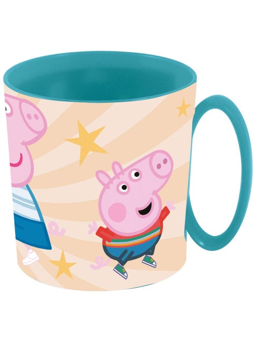 Mok kinderen 350 ml 'Peppa Pig' van PVC BPA-vrij geschikt micro-golven - Peppa Pig - Kiabi