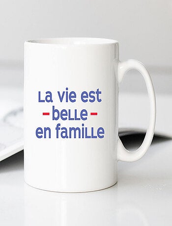 Mok LA VIE EST BELLE EN FAMILLE COEUR