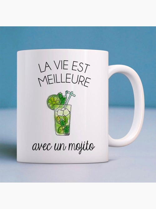 Mok LA VIE EST MEILLEURE AVEC UN MOJITO - Kiabi Mok LA VIE EST MEILLEURE AVEC UN MOJITO - Kiabi